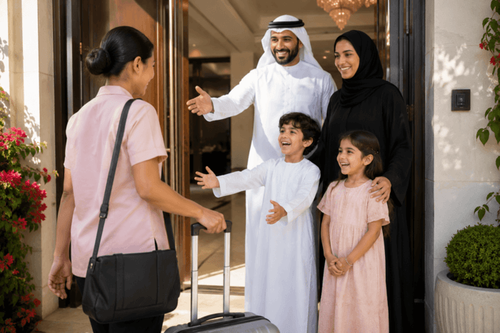 أول 30 يوماً: كيف تستقبل عاملة منزلية جديدة في بيتك